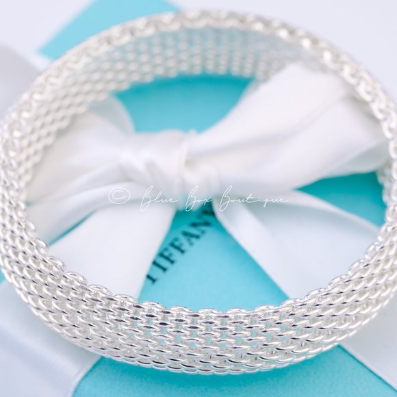 Tiffany & Co. Bracelet SOMERSET Mesh Bangle Bracelet in Sterling Silver - Picture 9 of 9